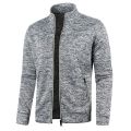 Men's Jackets Zipper Hoodies for Male Solid Color Long Sleeve Snowflakes Sweatshirts Turtleneck Jacket Men Streetwear. 