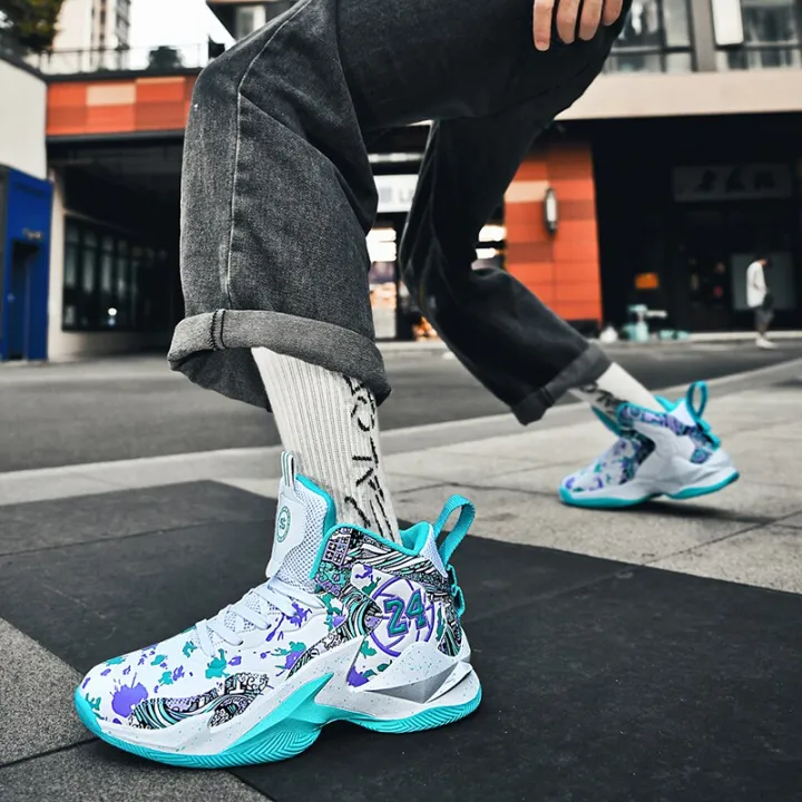 Basketball%20Shoes%20for%20Men%20Cushioning%20Basketball%20Sneakers%20Men's%20High-top%20Outdoor%20Sports%20Sneakers%20Breathable%20Athletic%20Shoes%20-%20Image%208