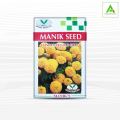 Hybrid (F1) Inca Marigold Gold Seed (Intact Packet).