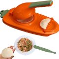 Dumpling Maker, Pitha Maker Creative Household New 2 In 1 Dumpling Maker, Dumpling Moulds,r Tools Mold - Bix super shop.