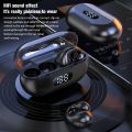 【FUPANG】TWS wireless 5.2 headphones open ear non-in-ear earphones handfree call Earclip headset touch earbuds with charging box. 