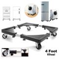 Movable Washing Machine Stand & Adjustable Fridge Trolley | Heavy Duty Universal Base Stand with Wheels. 