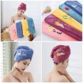 Coral Fleece Dry Hair Soft Shower Hair Towel Absorbent Quickly Drying Head Scarf Shower.