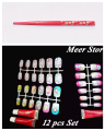 Combo pack 1 piece Hair stick and Fake Nail 12Pcs False Nails for woman. 