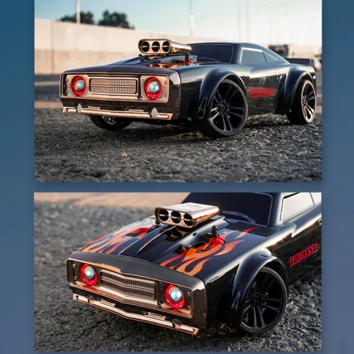 Scy%2016303%201/14%202.4g%20Rc%20Car%204wd%20Electric%20High%20Speed%20Off-road%20Drift%20Vehicle%20Flat%20Running%20Muscle%20Car%20With%20Retro%20Led%20Light%20-%20Image%206