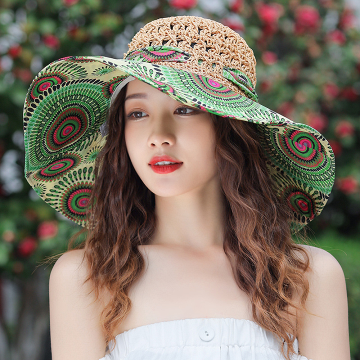 Comfortable%20Women's%20Sun%20Hats%20Women's%20Wide-brimmed%20Sun%20Hats%20Trendy%20Beach%20Hats%20For%20Ladies%20Protective%20Sun%20Hats%20For%20Women%20Stylish%20Summer%20Hats%20For%20Women%20-%20Image%207
