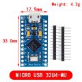 【Atoztide Store】Micro ATmega32U4 5V 16MHz Original Replace For Arduino Pro Mini With 2 Row Pin Header For Leonardo UNO R3.