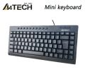 A.4tech Mini USB Wired Computer Keyboard Comfortable Office Universal Keyboard. 
