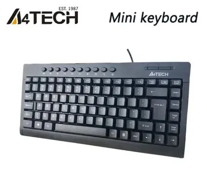 A.4tech%20Mini%20USB%20Wired%20Computer%20Keyboard%20Comfortable%20Office%20Universal%20Keyboard%20-%20Image%203