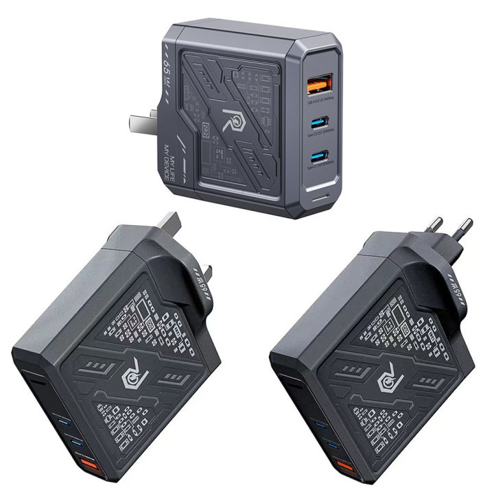 RP-U108%20Mechanical%20Style%20Charging%20Blocks%2065W%20Quick%20Charging%20Blocks%20Dual%20USB%20C%20Single%20USB%20A%20Cell%20Phone%20Brick%20Charging%20Cube%20Phone%20Charging%20Adapter%20-%20Image%202