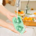 Non-Stick 2-Cavity Doughnut Baking Mold DIY Silicone Silicone Baking Pan Cake Mold Muffins.