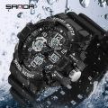 SANDA Brand G- Style Military Watch Men Digital Shock Sports Watches For Man Waterproof Electronic Wristwatch Mens 2023 Relogios. 