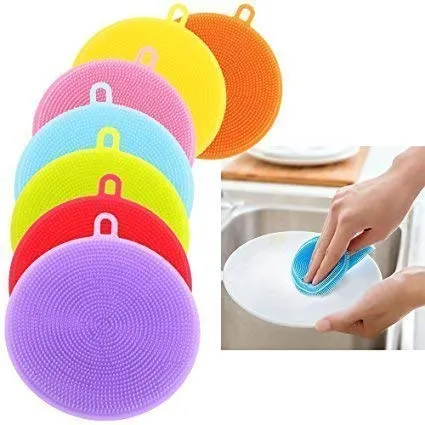 3%20pcs%20Silicone%20Dish%20Washing%20Sponge%20Scrubber%20Cleaning%20Antibacterial%20Kitchen%20Tools%20Kitchen%20Accessories%20-%20Image%202