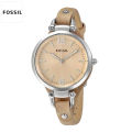 Fossil - Es2830 - Leather Analog Watch For Women - Brown.