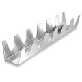 Taco Holder Creative Stainless Steel Mexican Pancake Rack 6-grid Tortillas With Wavy Pancake Rack Material: food stainless steel 430. 