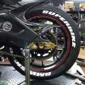 Car Motorycycle Tuning 3D Logo Tire Wheel Sticker Auto Motorcycle Styling DIY Decoration Decals For BMW YAMAHA Honda Audi Ford. 