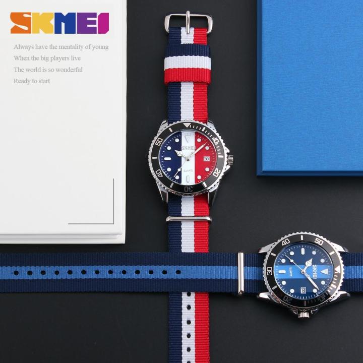 Skmei%20men%20watch%20fashion%20quartz%20casual%20waterproof%20nylon%20strap%20multiple%20Colour%20watch%20for%20men%20women%209133%20-%20Image%205