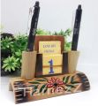 Bamboo table calendar 1 pc for office and home. 