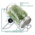 1 Sets of Stainless Steel Can Lids Suitable for Wide Mouth Mason Jar.