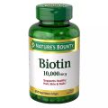 Nature's Bounty Biotin 10,000 mcg, 250 Rapid Release Softgels. 