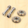 ZOROOM 4 Pcs Tile Wheel Cutter Tile Cutter Replacement Scoring Wheel with Bolt and Lock Nut for Manual Tile Cutting Machine.
