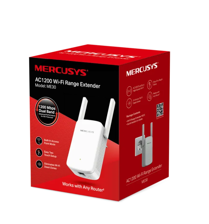 Mercusys%20ME30%20AC1200%20Dual-Band%20Wi-Fi%20Range%20Extender%20(867%E2%80%AFMbps%20@%E2%80%AF5%E2%80%AFGHz%20+%20300%E2%80%AFMbps%20@%E2%80%AF2.4%E2%80%AFGHz),%2010/100%E2%80%AFMbps%20Ethernet%20Port,%20Dual%20External%20Antennas,%20WPS%20&%20Access%20Point%20Mode%20-%20Image%205