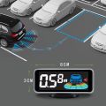 4 White sensors-4/sensors NY606 Car LCD Parking Sensor Kit Display for all cars parking assistance reversing radar.