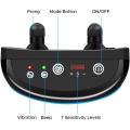 Collar WaterProof  Anti Bark Collar Rechargeable Stop Barking  Ultrasonic Training Barking Controller Pet Supplies Blue. 