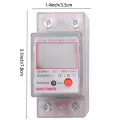 2X SINOTIMER DDS6619-012 AC 220V 80A LCD Digital Backlight Single Phase Energy Meter KWh Power Consumption Meter Wattmeter(B). 