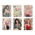 10/30/63PCS Retro Hong Kong Style Fashion Girl Poster Sticker DIY Laptop Luggage Skateboard Graffiti Decals Fun for Kid Toy.