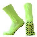 New Hexagonal Anti Slip Solid Color Football Socks Sports Grip Soccer Socks.