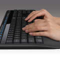 Logitech MK345 Wireless Combo, Full-Sized Keyboard with Palm Rest and Comfortable Right-Handed Mouse. 