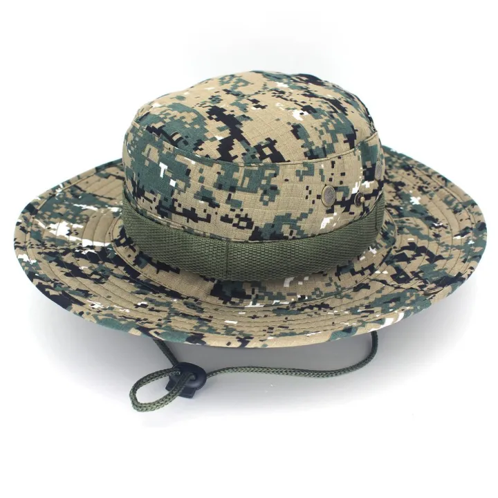Military%20Army%20Jungle%20Camo%20Boonie%20Bucket%20Cap%20Hat%20For%20Fishing%20Camping%20Hiking%20-%20Camouflage%20-%20Image%203