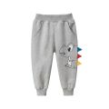 Boys Sports Casual Pants Baby Drawstring Cartoon Dinosaur Pants.