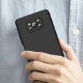 For Xiaomi Poco X3 / Poco X3 Pro Premium Silicone Matte Soft Phone Case - Black.