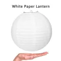 Light up life 3pcs 16'' White Round Paper Lantern lanterns Party Wedding Banquet Event Decora. 