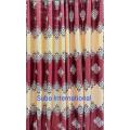 Synthetic Curtain পর্দা Porda 6 pcs Red Colour from Suba International.. 