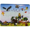 24 Piece Kids Jigsaw Puzzle Animal Set 8 x 10.8 Inch - Puzzle Toy For Kids. 