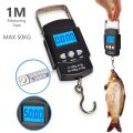 WeiHeng WH-A08 50kg LCD Dual Accuracy Portable Electronic Scale Support Temperature Measuring with Hanging Hook / Backlight. 
