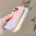 Gradient Love Heart Phone Case for OPPO Realme 11 10 4G 5 6 7 Pro 8 7i GT 3 Reno 8T 5G 7Z 8Z A57 A77 5G Wave Edge Soft Cover.
