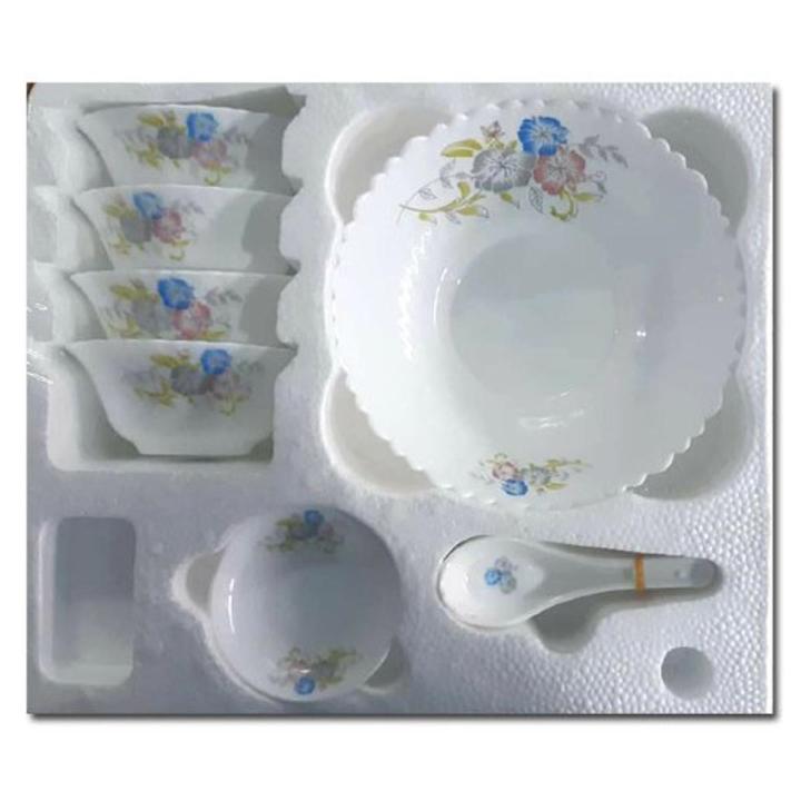 Alhd Nasir Opal Glassware Pyrex 10 Pieces Soup Set
