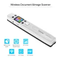 Mini Portable Handheld Document & Images Scanner A4 Size JPG/PDF Formate 1050DPI Resolution LCD Display for Business Receipt. 
