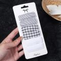 6Pcs/Set Basic Snap Baby Hair Drop Clip Cotton Flower Leopard Print Bobby Hairpin Lace Sweet Summer Plain Striped Headwear.