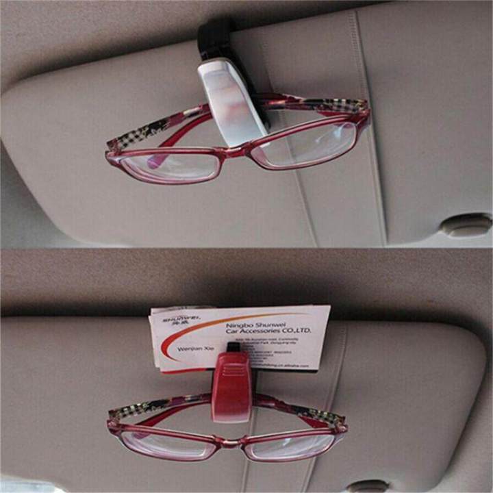 1x%20Fashion%20Car%20Vehicle%20Sun%20Visor%20Sunglasses%20Eye%20Glasses%20Card%20Pen%20Holder%20Clip%20Car%20-%20Image%205