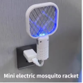 USB Mosquito Swatter Trap Mini Mosquito Bat/Racket Pest Control Electric Shock Mini Mosquito Killer Lamp Portable UV Light Fly Bug Zapper Summer. 
