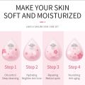 LAIKOU Japan Sakura Skin Care Mini 4 Pcs Set (Face Cleanser /Toner/ Lotion/ Essence Cream)-2gm/Each. 