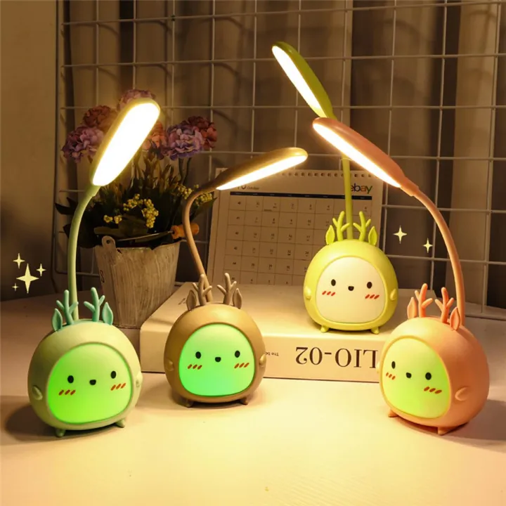 Elf%20Rechargeable%20Table%20Lamp,%20Desk%20Light,%20LED%20Night%20Table%20Light%20Eye%20Protection%20360%C2%B0%20Rotation%20USB%20Charging%20-%20Image%202