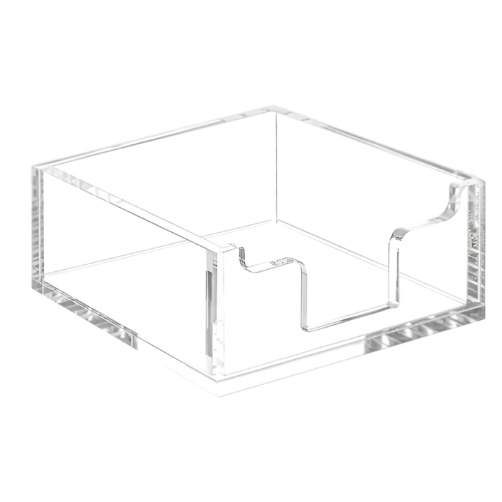 Acrylic Tissue Box Convenient Desktop Tissue Box Hotel Restaurant Washstand Access Storage Finishing Supplies