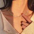 Aesthetic Vintage Necklace for Women Layered One Piece Pendant Jewelry Chain on the Neck Clothing Accessories Gift to Girlfriend. 