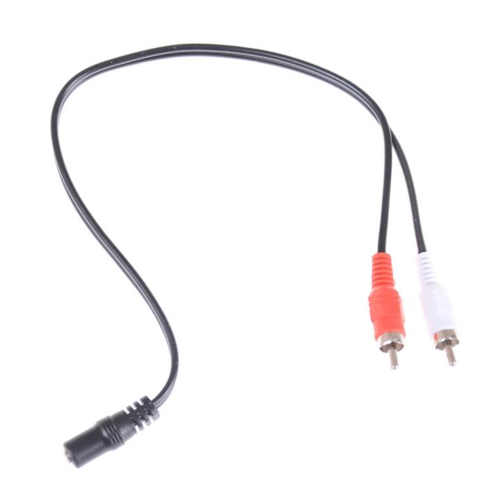 flowers%203.5mm%201/8''%20Stereo%20Female%20To%202%20Male%20Rca%20Jack%20Adapter%20Aux%20Audio%20Y%20Cable%20-%20Image%206